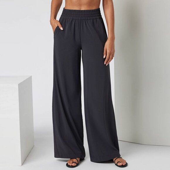 *Long Ver* Vuori Villa Wideleg Pant XS/M/L Black Causal Athletic Long Length - Picture 1 of 7